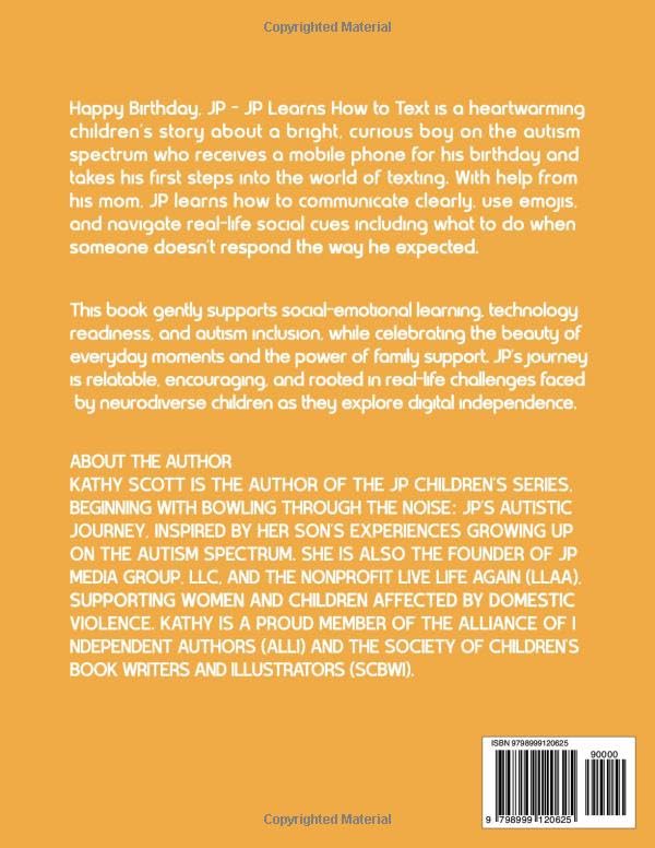 JP Learns How to Text - Activity & Coloring Book